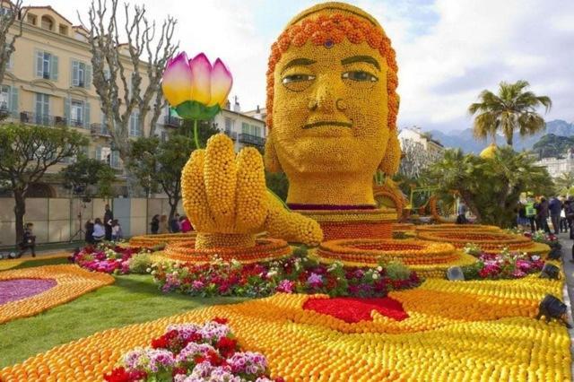 מנטון Le Jardin Des Muses -Parking Prive - Centre-Ville - Bord De Mer מראה חיצוני תמונה